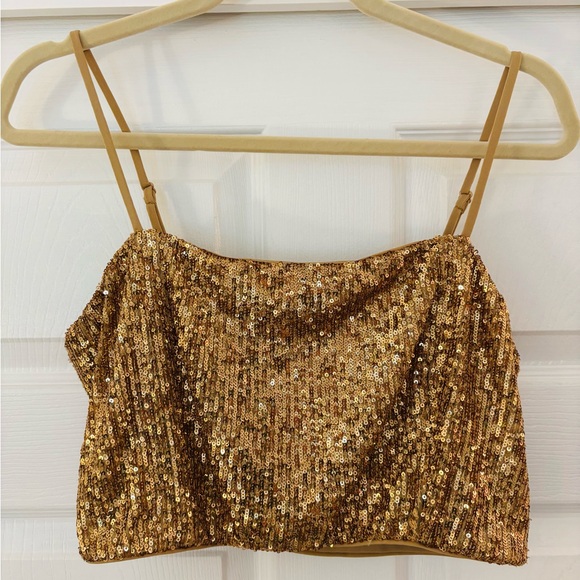 Blue and gold lehenga set - Picture 4 of 11